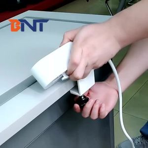 Modern office table mount white color clamp on table power outlets with USB