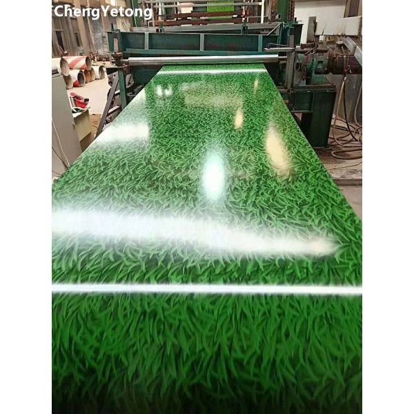 China Wall Decoration Pre Painted Aluminum Sheet SMP Coating Customized Pattern Printing factory