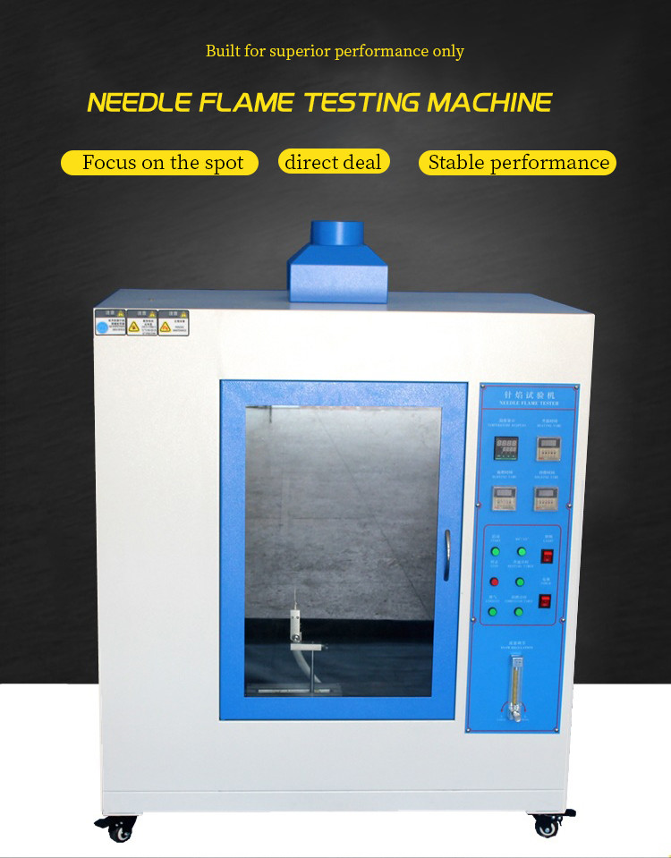 Touch Screen Material Standard Needle Flame Tester for Electrical Appliance Test