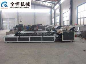 China QH-PACK Semi - Automatic Flute Laminator Machine / Flute Laminating Machine factory