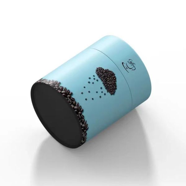 Custom Food Tea Round Cylinder Coffee Paper Tube Packaging for Your Unique Requirements