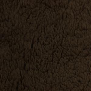 China Knitted Fake Sherpa Lined Suede Fabric Plain Style For Pullover factory