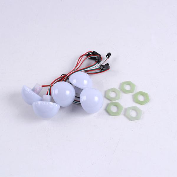 Hemisphere Opal Mask 53mm Led Amusement Light DC12V 2W Amusement Led Pixel Light