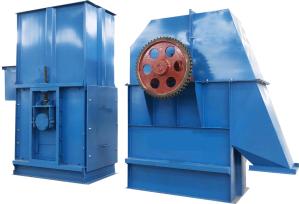 China 40M Height Chain Bucket Elevator 600m3/h Conveying Hoisting Machine factory