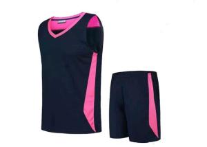 China Mesh Fabric Sport Uniform Shirts Sleeveless Design Unrestrained Soft Feeling For Adults factory