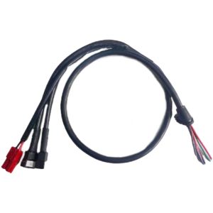 PVC Black 12V Wiring Harness Alkali Resistance / Oil Resistance