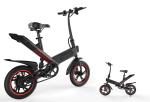 Intelligent Folding Electric Bicycle 36V 6AH Battery Environmentally Friendly