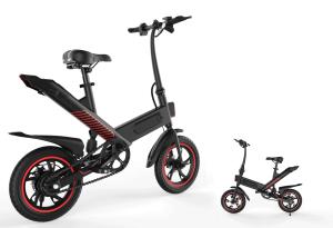 China Intelligent Folding Electric Bicycle 36V 6AH Battery Environmentally Friendly factory