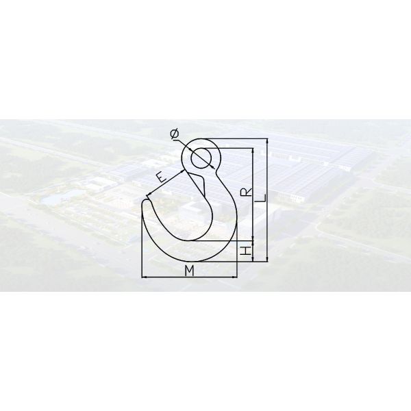 SLR044-ALLOY EYE HOOK