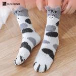 Thick Indoor Fuzzy Winter Warm Home Socks Cute Cartoon Animal Fluffy Socks