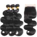 Minimum Shedding Unprocessed Cambodian Human Hair Weave / Body Wave Human Hair