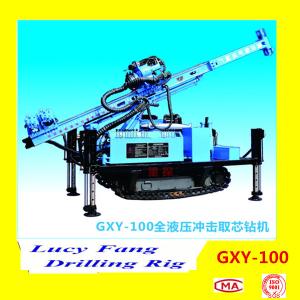 China China Hot Multi-function GXY-100 Mobile Hydraulic Anchor And Nailing Drilling Rig For Sale factory
