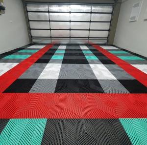 China 18mm Waterproof Garage Floor Mat With 3D RIB Surface Texture factory