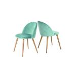 Full Wooden Leg Fabric Dining Room Chairs Cloth Beech Wood For Restaurant