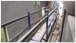 7.5 meters 800kg India suspended rope platform for building maintenance