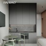 Custom Kitchen Countertop With Cabinet Mini Hotel Apartment Kitchenette Modular