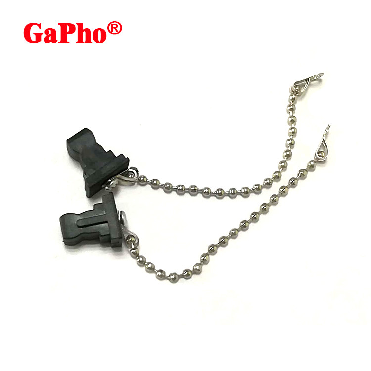 SC Plastic Fiber Optic Dust Cap Male For Connectors Adapters