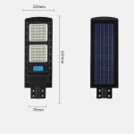 waterproof IP65 outdoor use solar led street light ABS material integrated all