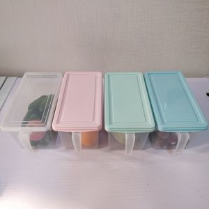 3L 5L 6L Stackable Storage Bins With Handles For Freezer Kitchen