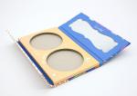 2 Pans Empty Blush Palette Customized Makeup Brush Pan For Beauty Packaging