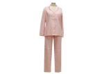 Lightweight Women'S Long Sleeve Cotton Pajama Sets , Womens Cotton Knit Pajamas