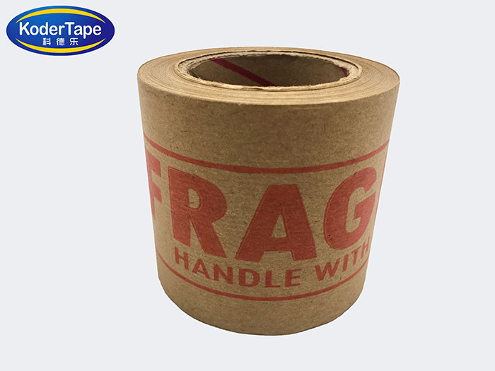 Customized Printed Brown Color 150 Mic Kraft Paper Tape
