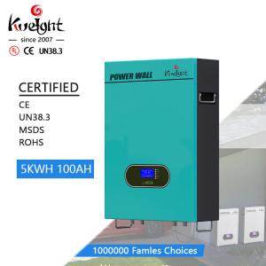China 100Ah Solar Battery 5Kwh Tesla Battery Powerwall 48V Bms Lifepo4 Rs485 Battery Pack factory