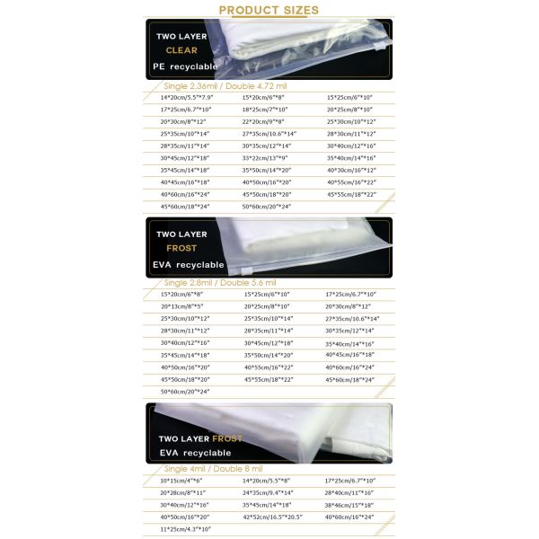 custom logo PVC slider zip lock packing bag zipper bag