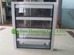 Hurricane-proof Aluminum Glass Louvered windows With Removable Screen,Jalousie