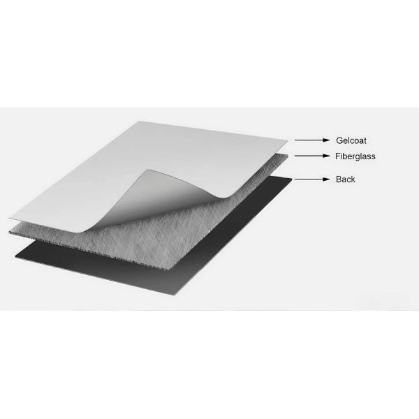 FRP Matte Sheets Low Gloss Glare Free Excellent Craftsmanship