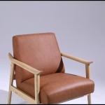 PU Upholstered Nordic Colorful Rose Solid Wood Carved Customized Bentwood Bistro