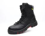 Anti Puncture Firefighter Safety Boots Unisex Fireproof Steel Toe Work Boots
