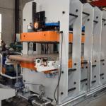 1530×600 Electric Hydraulic Rubber Vulcanizing Press Machine 2 Layers