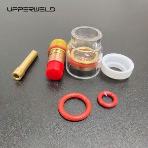 Stubby Gas Lens WP17 18 26 3.2mm Glass Kit for Wp17/18/26 Tig Welding Supplies