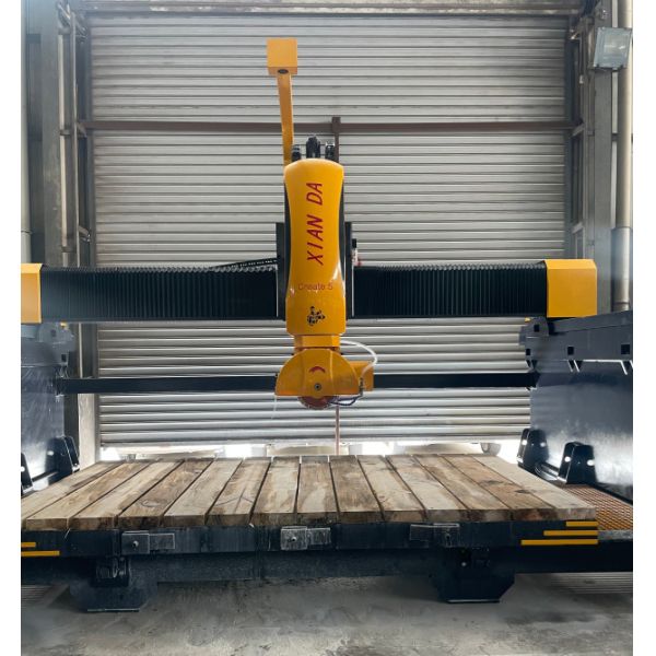 5 +1 Axis CNC Stone Bridge Saw Machine With Milling Cutter For Cutting