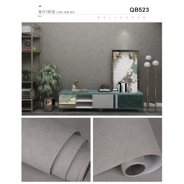 Blue Pink Cloth Fabric Wallpaper Waterproof Cloth Wallpaper For Wall