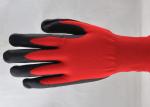 Nitrile Dots Style Safety Work Gloves 95% Nylon Material Excellent Dexterity