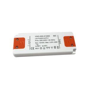 Super Thin LED Driver Power Supply 12V 20W Constant Voltage For Mirror Light