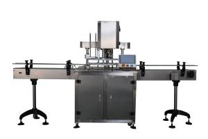 China 40cans/Min 1.3KW Electric Can Sealing Machine , 1.5mm Thickness Tin Can Seamer Machine factory