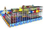 Colorful Kids Indoor Playground Slide Equipment With Trampoline KPT180301T5