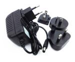 Adaptor 5W 12W 18W 24W 36W interchangeable plug wall amount power adapter CE FCC