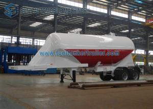 China Customized 24m3 Tandem Axle Utility Trailer Cement Powder Trailer For Cement factory