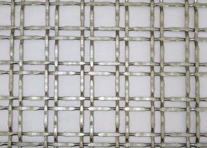 China Crimped Architectural Woven Wire Mesh SS 3.3mm For Cabinetry factory