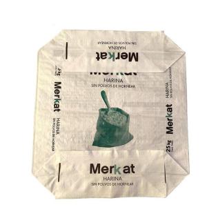 China Cement PP Polypropylene Woven Sack 25KG 40KG 50KG Block Bottom Bag factory