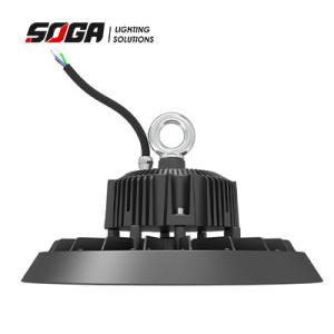 China 75w High Lumen UFO High Bay Light IP65 With Black Aluminum Housing factory