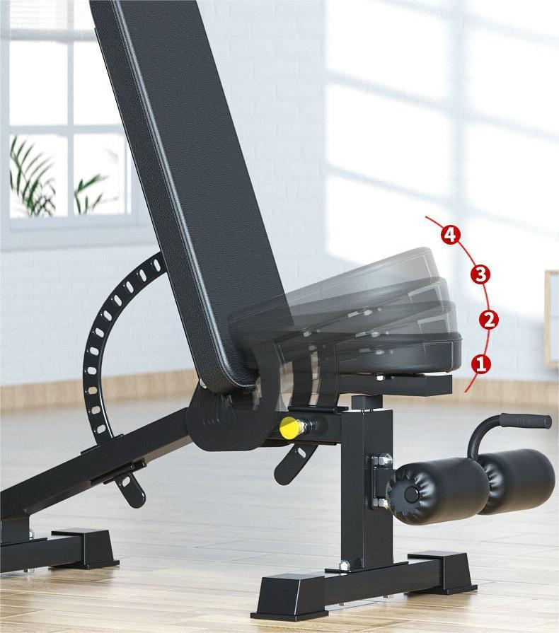 Foldable Commercial Adjustable Exercise Bench Dumbbell Weight Lifting Adjustable Abdominal Bench Gym Fitness Equipment