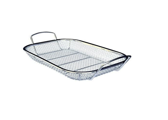 ISO9001 Approve Multipurpose BBQ Veggie Grill Basket For Kitchen