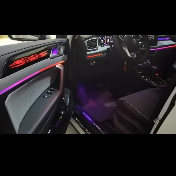 Piano Black Meteor Four Doors+Central Control 24 Lights Phantom Colored Ambient