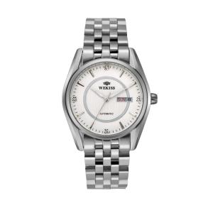 China 3ATM Waterproof Mechanical Watch 304 Stainless steel With Calendar Table factory