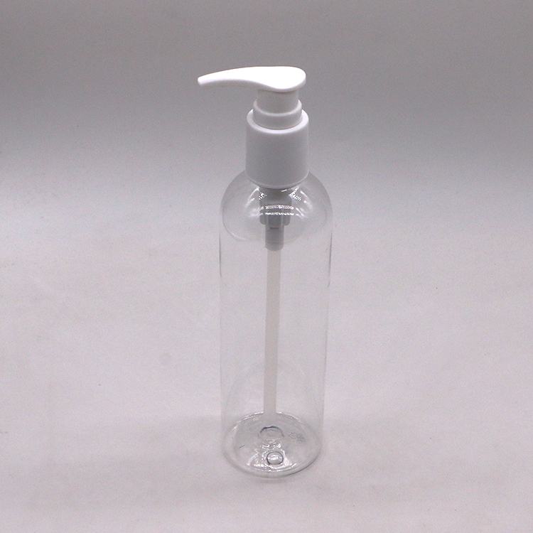 250ml PET Plastic Liquid Bottles with Ordinary Cover/ Pump Spray PET Collar Material
